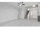 Spacious living area with high ceilings and staircase at 9085 Bridal Creek Ave, Las Vegas, NV 89178