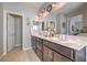 Elegant bathroom with double vanity and ample storage at 9113 Sea Mink Ave, Las Vegas, NV 89149