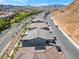 Aerial view of houses and a mountain landscape at 92 Kimberlite Dr, Henderson, NV 89011