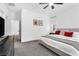 Bright bedroom with a comfortable bed and large closet at 92 Kimberlite Dr, Henderson, NV 89011