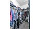 Large walk-in closet with ample shelving and hanging space at 92 Kimberlite Dr, Henderson, NV 89011