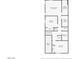 Two-story floor plan with primary suite and 2 bedrooms at 92 Kimberlite Dr, Henderson, NV 89011