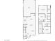 Two-story home floor plan with garage, primary bedroom, and multiple other rooms at 92 Kimberlite Dr, Henderson, NV 89011
