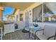 Cozy patio with small table and chairs, perfect for relaxing at 1301 Pinto Rock Dr # 201, Las Vegas, NV 89128