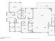 Two-story home floor plan with primary suite and open living areas at 1319 Red Baron Ln, Boulder City, NV 89005