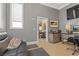 Bright home office features a view into the dining room at 1319 Red Baron Ln, Boulder City, NV 89005