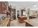 Modern kitchen with an island and ample cabinet space at 1319 Red Baron Ln, Boulder City, NV 89005