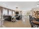 Spacious living room featuring a fireplace and comfortable seating at 1319 Red Baron Ln, Boulder City, NV 89005