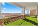 Spacious backyard patio with a view at 1319 Red Baron Ln, Boulder City, NV 89005