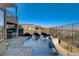 Relaxing pool and spa area with modern furniture; view of surrounding landscape at 1968 Regal Bluff Dr, Henderson, NV 89052