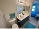 Bathroom with vanity and a view of the bedroom at 2036 Mesquite Ln # 303, Laughlin, NV 89029