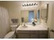 Bathroom with double vanity and a large mirror at 2036 Mesquite Ln # 303, Laughlin, NV 89029