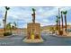 Gated entrance to community with desert landscaping at 2036 Mesquite Ln # 303, Laughlin, NV 89029