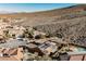 Aerial view of house and neighborhood, desert landscape at 2149 Cedar River Ct, Henderson, NV 89044