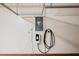 Garage with EV charger and overhead storage at 2149 Cedar River Ct, Henderson, NV 89044