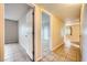 View of a hallway with doors leading to bedrooms and other rooms at 376 N 15Th St, Las Vegas, NV 89101
