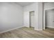 Bedroom with a large closet and light flooring at 4119 Amberdale Ave, North Las Vegas, NV 89031