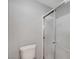 Small bathroom with toilet and shower at 4123 Redfield Ave, North Las Vegas, NV 89032