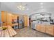 Bright kitchen featuring ample cabinetry and a breakfast bar at 4123 Redfield Ave, North Las Vegas, NV 89032