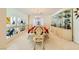 Elegant dining room with a formal table and display cabinets at 6250 Pale Pavilion Ave, Las Vegas, NV 89139
