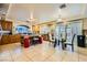 Kitchen boasts granite countertops and ample cabinetry at 6250 Pale Pavilion Ave, Las Vegas, NV 89139