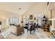 Spacious living room features a fireplace and large windows at 6250 Pale Pavilion Ave, Las Vegas, NV 89139