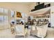 Bright living room with hardwood floors and large windows at 6250 Pale Pavilion Ave, Las Vegas, NV 89139