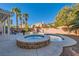 Stunning pool and spa combo with a pergola and lounge chairs at 6250 Pale Pavilion Ave, Las Vegas, NV 89139