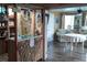 Beach-themed bar with seating area and adjacent living space at 635 8Th St, Boulder City, NV 89005