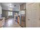 Kitchen with stainless steel appliances and view to living room at 635 8Th St, Boulder City, NV 89005