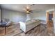 Spacious living room with wood-look floors and neutral walls at 635 8Th St, Boulder City, NV 89005