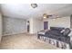Large main bedroom with ceiling fan and carpet flooring at 635 8Th St, Boulder City, NV 89005