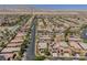 Aerial view of a residential neighborhood with many homes at 7611 Phoenix Peak St, Las Vegas, NV 89166