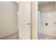 Simple bathroom with shower/tub combo and tiled floor at 7611 Phoenix Peak St, Las Vegas, NV 89166