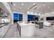 Open kitchen with island, stainless appliances and an open floor plan for entertaining at 1 Boulderback Dr, Henderson, NV 89012