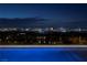 Stunning nighttime view of city skyline from the property at 1 Boulderback Dr, Henderson, NV 89012