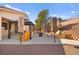 Spacious patio with gazebo, umbrellas, and comfortable seating at 2134 Dillons Cove Dr, Laughlin, NV 89029