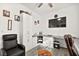 Home office with built-in cabinetry, desk and comfortable seating at 2134 Dillons Cove Dr, Laughlin, NV 89029