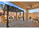 Covered patio with seating area, perfect for relaxing at 2134 Dillons Cove Dr, Laughlin, NV 89029