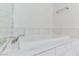 Relaxing bathroom with soaking tub and marble details at 4471 Dean Martin Dr # 507, Las Vegas, NV 89103