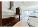 Modern kitchen with granite countertops and stainless steel appliances at 4471 Dean Martin Dr # 507, Las Vegas, NV 89103