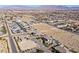 This aerial shot shows the new neighborhood with well-manicured lawns and community planning at 5790 Aspen Falls Cir, Las Vegas, NV 89149