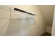 Walk-in closet with white shelving at 7308 Davenbury St, Las Vegas, NV 89113