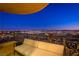 Night view from balcony with city lights at 9101 Alta Dr # 505, Las Vegas, NV 89145