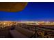 Night view from balcony with city lights at 9101 Alta Dr # 505, Las Vegas, NV 89145