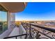 Spacious balcony with ornate railing and city views at 9101 Alta Dr # 505, Las Vegas, NV 89145