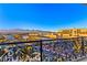 Balcony boasting scenic city views and an ornate railing at 9101 Alta Dr # 505, Las Vegas, NV 89145