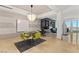 Bright dining area with modern table and chairs at 9101 Alta Dr # 505, Las Vegas, NV 89145