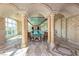 Indoor pool with classic columns and marble floors at 9101 Alta Dr # 505, Las Vegas, NV 89145