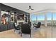 Spacious living room with fireplace and city views at 9101 Alta Dr # 505, Las Vegas, NV 89145